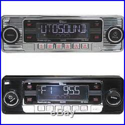 AM FM Car Stereo Radio iPOD USB CD & BLUETOOTH Vintage 50's Classic Style & Look