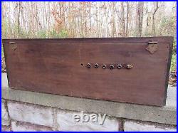 ANTIQUE NEUTRODYNE RADIO tube wood VERY EARLY knobs parts or repaid FREE SHPPING