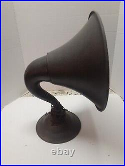 ANTIQUE Vintage ATWATER KENT Radio Exterior SPEAKER HORN parts / restore 14