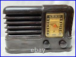 ANTIQUE Vintage RARE BELMONT MODEL 4BA1 TUBE RADIO FOR PARTS OR REPAIR