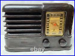 ANTIQUE Vintage RARE BELMONT MODEL 4BA1 TUBE RADIO FOR PARTS OR REPAIR