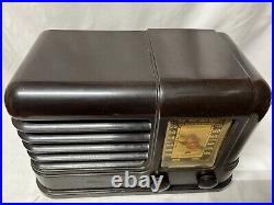 ANTIQUE Vintage RARE BELMONT MODEL 4BA1 TUBE RADIO FOR PARTS OR REPAIR