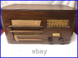 ANTIQUE Vintage RARE STEWART-WARNER MODEL 9005-A TUBE RADIO FOR PARTS OR REPAIR