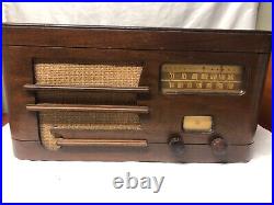 ANTIQUE Vintage RARE STEWART-WARNER MODEL 9005-A TUBE RADIO FOR PARTS OR REPAIR