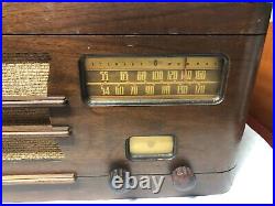 ANTIQUE Vintage RARE STEWART-WARNER MODEL 9005-A TUBE RADIO FOR PARTS OR REPAIR