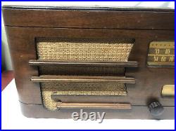 ANTIQUE Vintage RARE STEWART-WARNER MODEL 9005-A TUBE RADIO FOR PARTS OR REPAIR