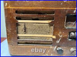 ANTIQUE Vintage VERY RARE BELKNAP MODEL 791 TUBE RADIO FOR PARTS OR REPAIR