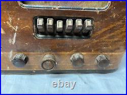 ANTIQUE Vintage VERY RARE BELKNAP MODEL 791 TUBE RADIO FOR PARTS OR REPAIR