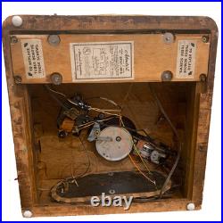 Admiral 6RT43A Vintage 1940s Tube Radio Phonograph 78 RPM Record Player Parts