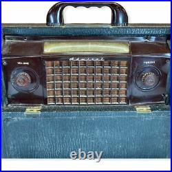 Admiral Brand 7P33 Radio 1947 Briefcase Style For Repair or Parts