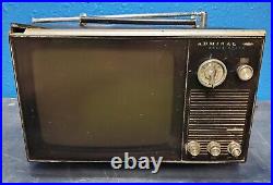 Admiral Travel Mate TV Model #9P400 Tested Working For parts only