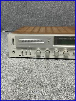 Akai AA-R31 Vintage? AM/FM Stereo Receiver Amplifier in Brown For Parts