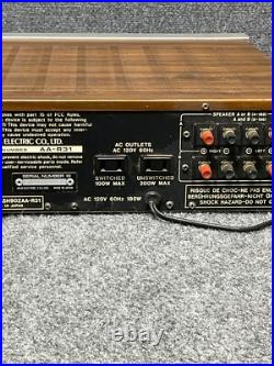Akai AA-R31 Vintage? AM/FM Stereo Receiver Amplifier in Brown For Parts