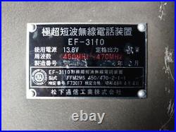 Amateur Radio National EF-3110 Vintage Japan Parts B731