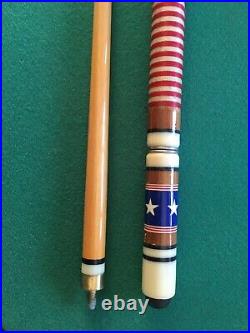 Amazing Beautiful and rare Vintage Snooker cue, two parts with cool adornments