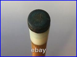 Amazing Beautiful and rare Vintage Snooker cue, two parts with cool adornments