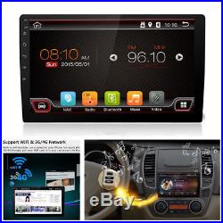 Android 7.1.1 Double 2Din 10.1 Touch Quad-Core Car Stereo Radio GPS Nav TPMS FM