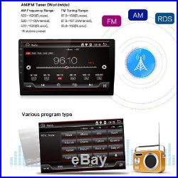 Android 7.1.1 Double 2Din 10.1 Touch Quad-Core Car Stereo Radio GPS Nav TPMS FM