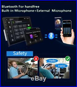 Android 7.1.1 Double 2Din 10.1 Touch Quad-Core Car Stereo Radio GPS Nav TPMS FM