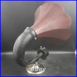 Antique 1920's Amplion AR-19 Horn Radio Speaker Wood Bell Untested Parts/Repair