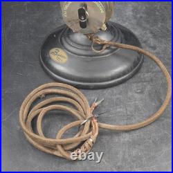 Antique 1920's Burns Horn Radio Speaker Black Pyralin Bell Untested Parts/Repair