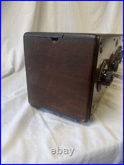 Antique Atwater Kent Model 20 Receiving Set Tube Radio For Parts or Restoration