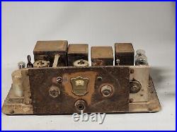 Antique Atwater Kent Tube Radio Model 55C 1920s For Parts Or Restore W 7 Tubes