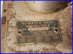 Antique Atwater Kent Tube Radio Model 55C 1920s For Parts Or Restore W 7 Tubes