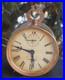 Antique-C-1898-1910-Marswells-Peg-Leg-COPPER-CASE-Alarm-Clock-RUNS-UNUSUAL-01-np