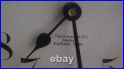 Antique C 1920s Westclox Big Ben ADVERTISING Dial Peg Leg Alarm Clock RUNS