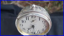 Antique C 1920s Westclox Big Ben ADVERTISING Dial Peg Leg Alarm Clock RUNS
