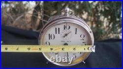 Antique C 1920s Westclox Big Ben ADVERTISING Dial Peg Leg Alarm Clock RUNS