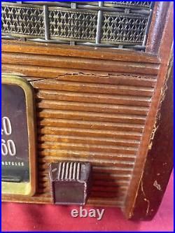 Antique General Electric (P-64J573) Radio 1946 Table Model UNTESTED FOR PARTS