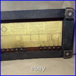 Antique Grebe Synchrophase Tube Radio for parts or restore