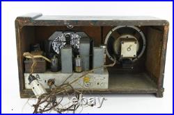 Antique Lafayette Tube Radio in Wood Case Nice Vintage Condition For Parts