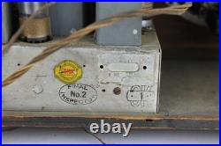 Antique Lafayette Tube Radio in Wood Case Nice Vintage Condition For Parts