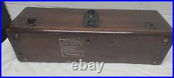 Antique RCA Radio Radiola Model 18 Parts Wood Cabinet with Cord- Untested