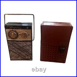 Antique Rare Regency 99 World Wide Transistor Radio (Not Tested) For Parts