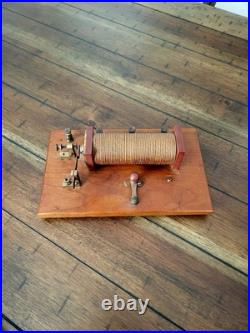 Antique Scientific Radio Transmitter Spark Induction Coil
