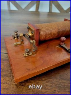 Antique Scientific Radio Transmitter Spark Induction Coil