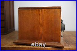 Antique Silvertone Tube Radio Transceiver wood cabinet Project Parts Repair Vtg