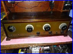 Antique Tube Radio Atwater Kent Large 7 tubes Parts Or Repair RCA