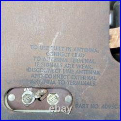 Antique Vintage AM FM DeWald Tube Receiver circa 1951 (Parts Or Repair)