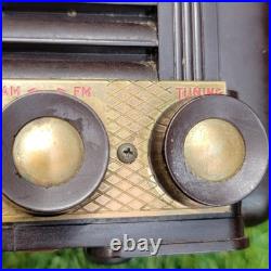 Antique Vintage AM FM DeWald Tube Receiver circa 1951 (Parts Or Repair)