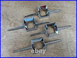 Antique Vintage Auto Car Chrome Trim Accent Parts 4 Matching Do you know