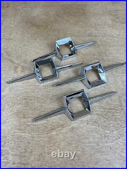 Antique Vintage Auto Car Chrome Trim Accent Parts 4 Matching Do you know