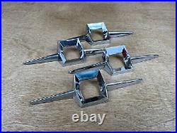 Antique Vintage Auto Car Chrome Trim Accent Parts 4 Matching Do you know