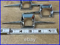 Antique Vintage Auto Car Chrome Trim Accent Parts 4 Matching Do you know