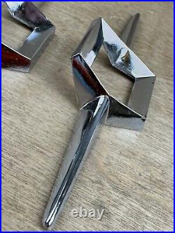 Antique Vintage Auto Car Chrome Trim Accent Parts 4 Matching Do you know