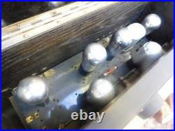 Antique Vintage Standardyne Radio for PARTS knobs, untested tubes, chassis, box